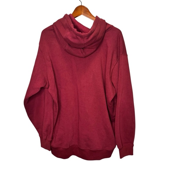 Ariat REAL Beartooth Burgundy Hooded Sweater Size XXL - Picture 8 of 11